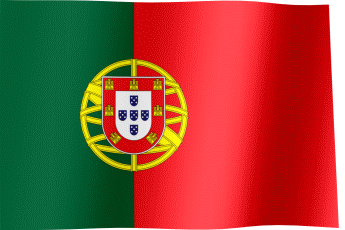 Zastava Portugalije, zeleno i crveno polje sa grbom i armilarnom sferom