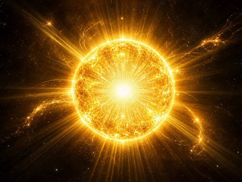 Blistavo sunce kao simbol najjačeg AI modela Sol