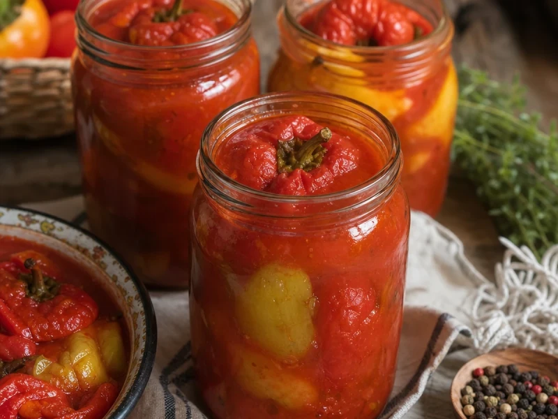 Barena paprika u domaćem paradajz sosu