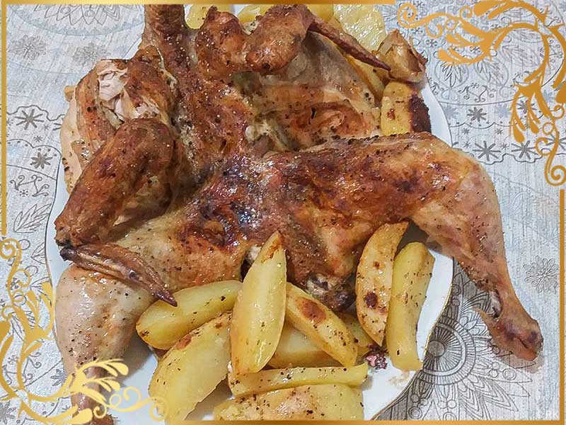Pečeno pile sa krompirom iz rerne