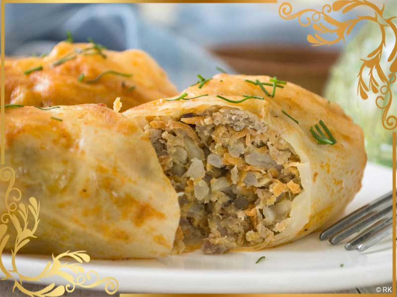 Sarma sa krompirom i kiselim kupusom