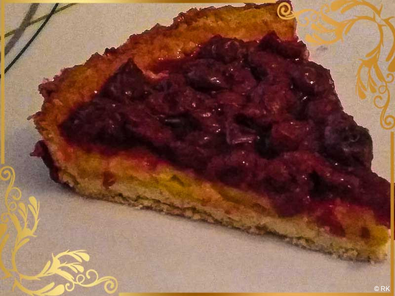 Tart sa višnjama i puter koricom