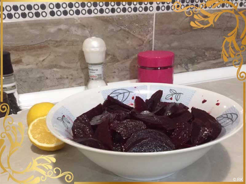 Salata od cvekle sa orasima i kozjim sirom