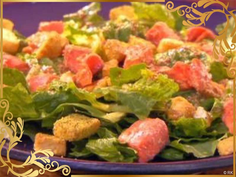 Zelena salata sa lososom i avokadom