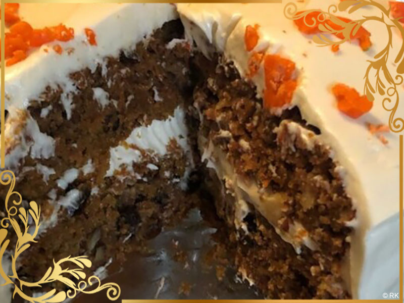 Torta od šargarepe sa glazurom od krem sira