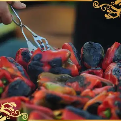 Cepkana pečena paprika sa belim lukom