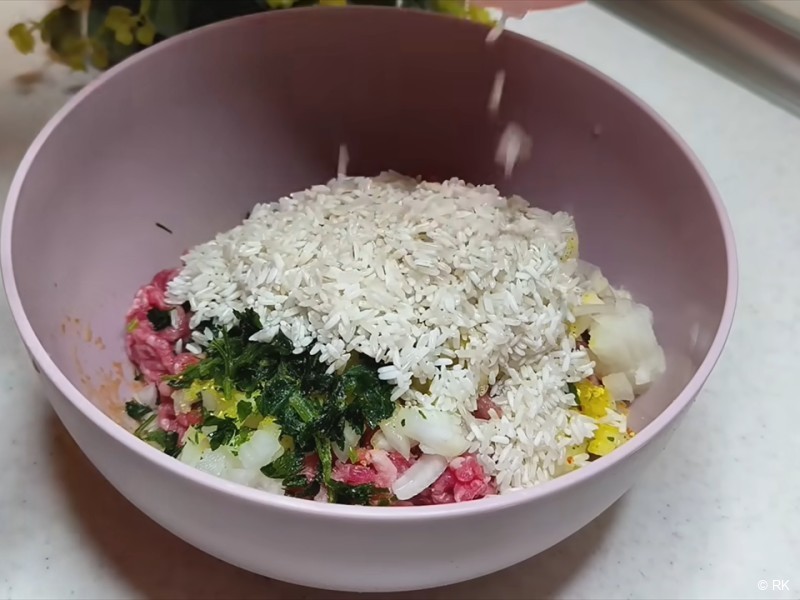 Filling for meatballs