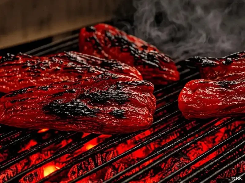 Paprike na otvorenoj vatri